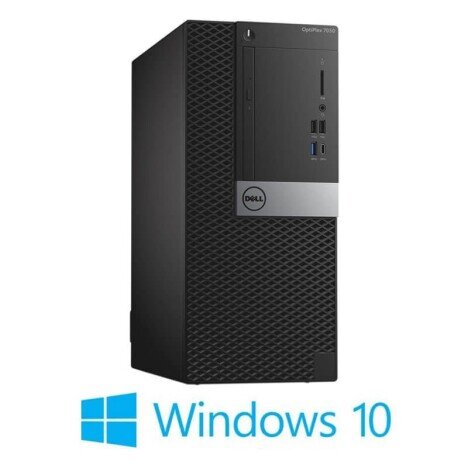 Calculatoare Dell OptiPlex 7050 MT, Quad Core i7-7700, 480GB SSD, Win 10 Home